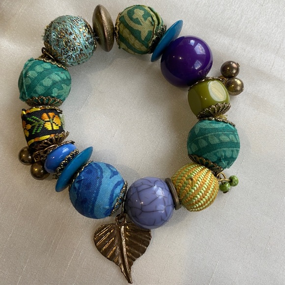 Vintage large bead bracelet - Picture 1 of 4